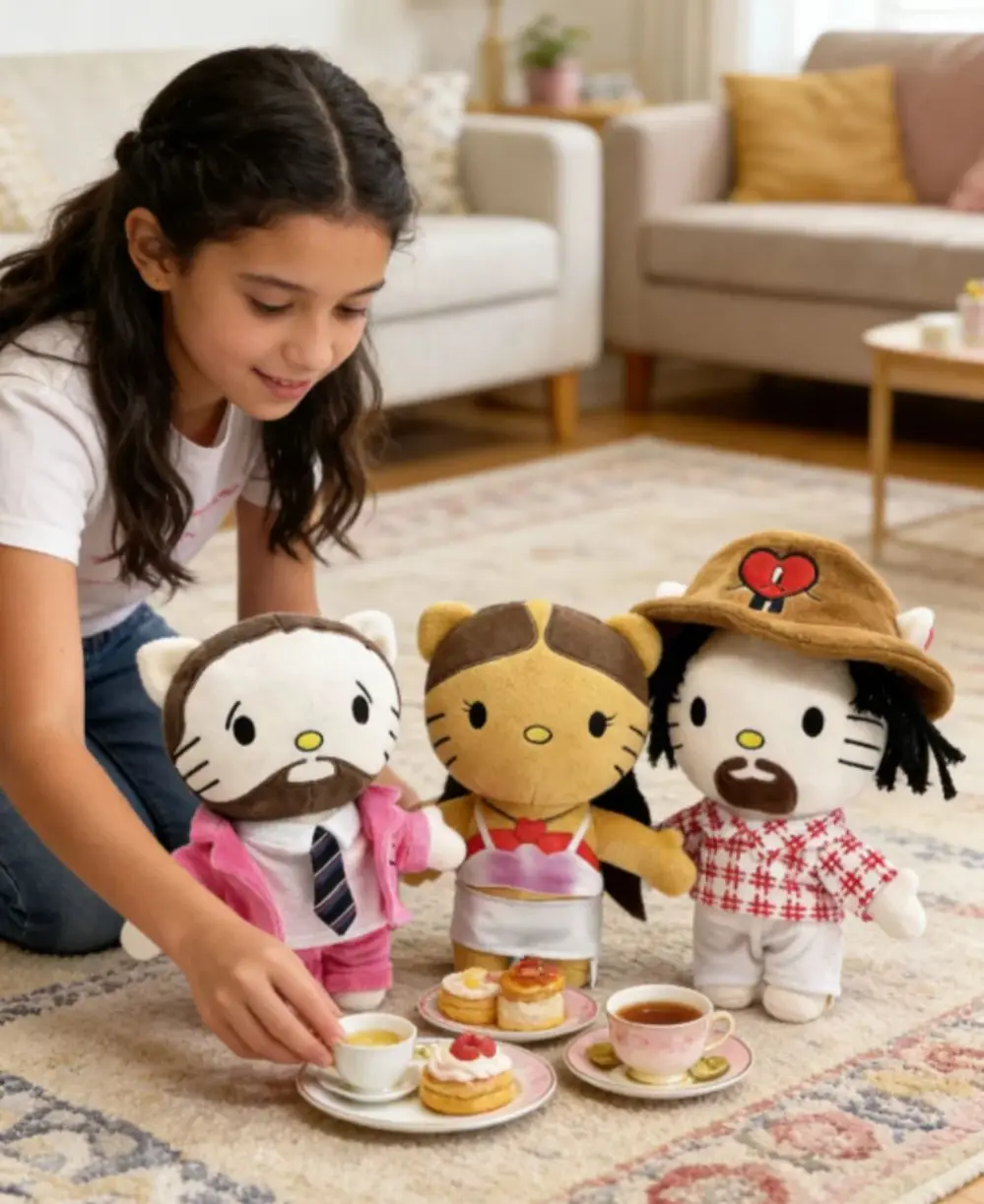 

В наличии: Плюшевая кукла Mac Miller Hello Kitty в розовом костюме, мягкая игрушка-фигурка, милый подарок на день рождения для мальчиков и девочек