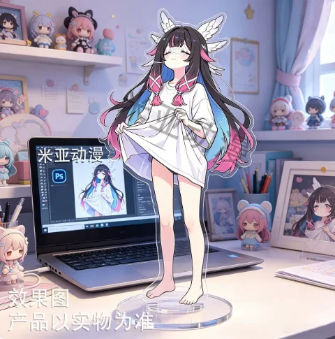 

Anime Genshin Impact Columbina Hyposelenia Acrylic Stand Figure Model Plate Cosplay Collection Desktop Decor Gifts MM