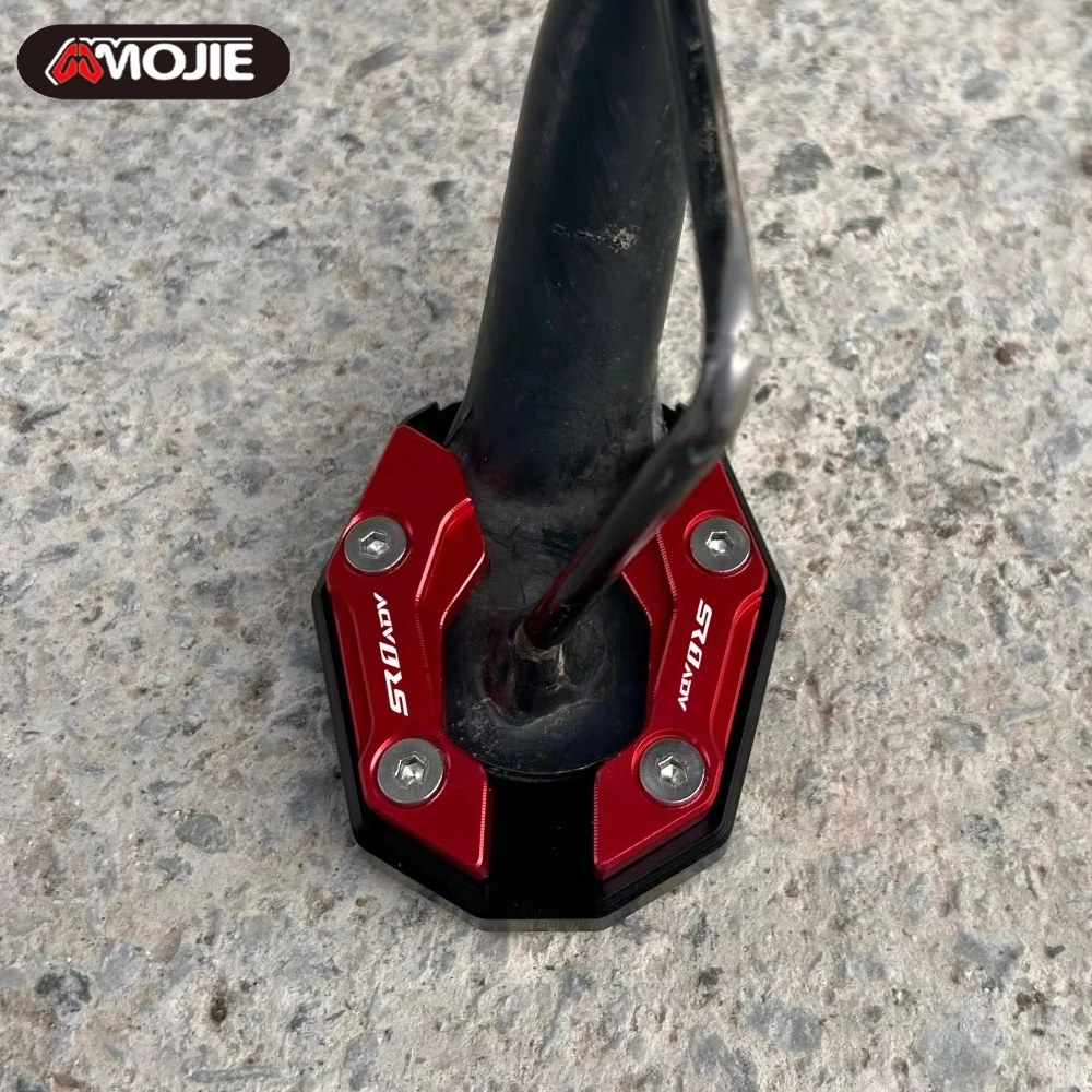 

For Voge SR1 ADV 125 SR1ADV 125 2023 2024 2025 2026 Motorcycle Accessories Kickstand Enlarger Side Stand Extension Plate Pad