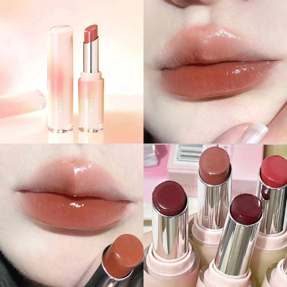 

Judydoll водный блеск зеркальная помада кристаллический желейный блеск для губ увлажняющий долговечный твердый карандаш для губ телесный оттенок для губ макияж