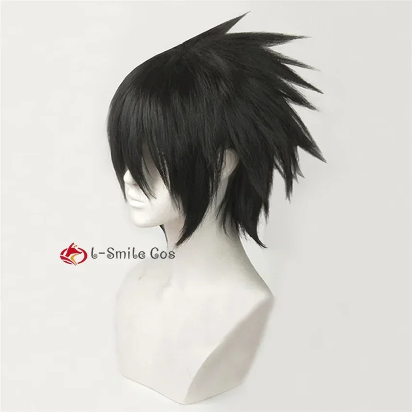 High Quality Anime Death Note L Cos Wig Mens L.Lawliet Heat Resistant Hair Pelucas Cosplay Costume Hair Wig + Wig Cap