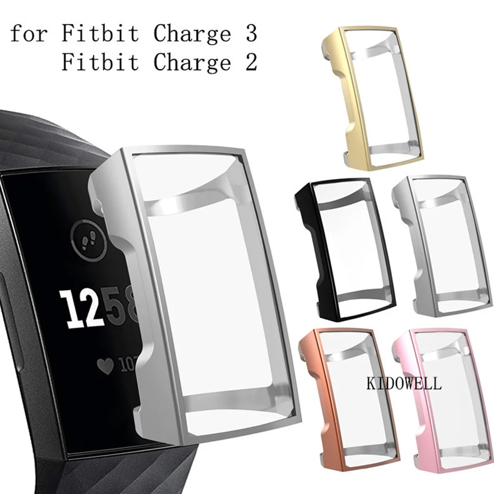 1pc Watch Cover Tpu Protective Case Lightweight Scratch Resistant Flexible 3 Compatible Gold Smart Watch Accessory