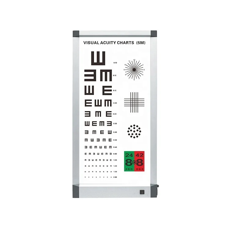 Bagan Pengujian Penglihatan LED Bahan PMMA 5 Meter VC-C