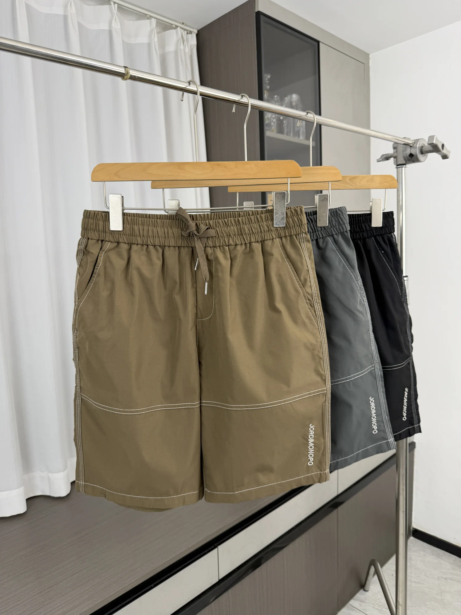 

Super Value Recommendation! Three Dimensional Tailoring! Men's Summer Elastic Waist Sports Casual Comfortable Five-Quarter ...