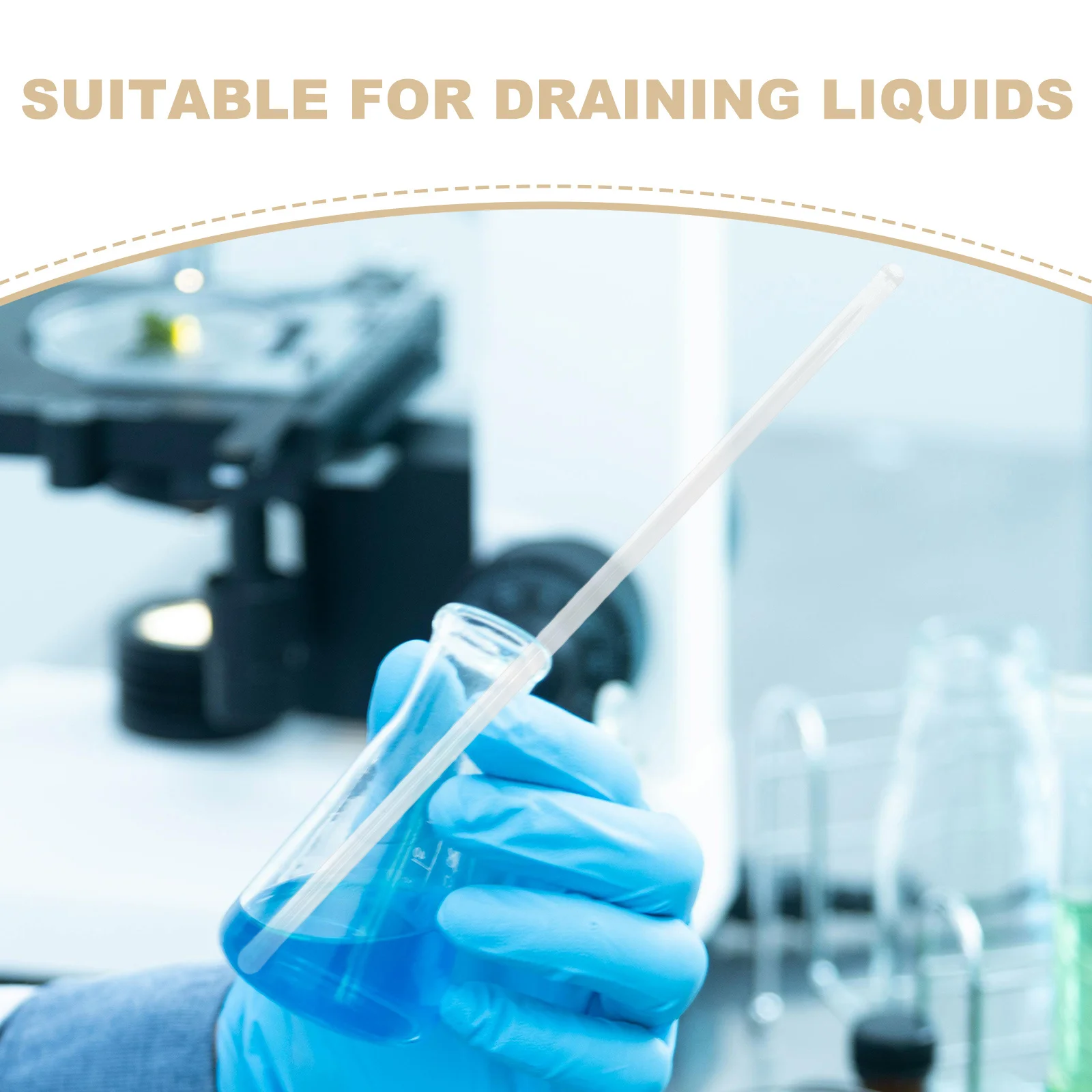 12pçs hastes de agitação de vidro, extremidades polidas sólidas para uso em laboratório, aceleram a dissolução, ferramentas experimentais transparentes