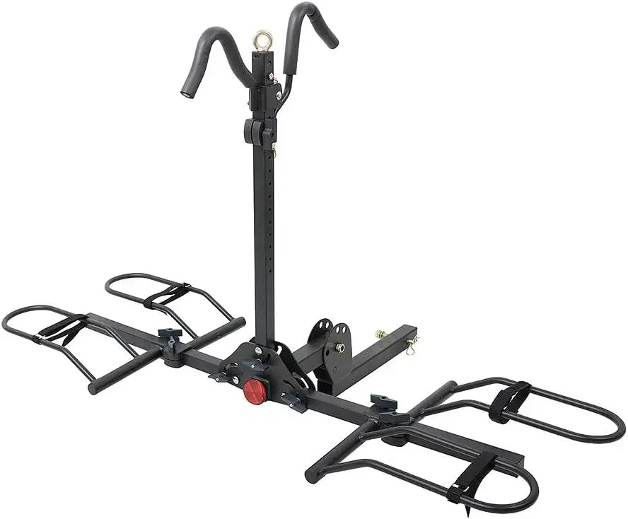 1300 Hitch Mount 2-Bike Rack, 200 lbs. Capacity Black Widow Aluminum Double or Fat Tire Bike