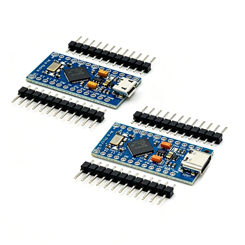 New Pro Micro for arduino Module with 2 row pin header For Leonardo in stock . best quality  ATmega32U4 5V/16MHz