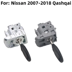 XIEAILI OEM Auto Left Door Lock Cylinder Barrel For Nissan 2007-2018 Qashqai With 1Pcs Key