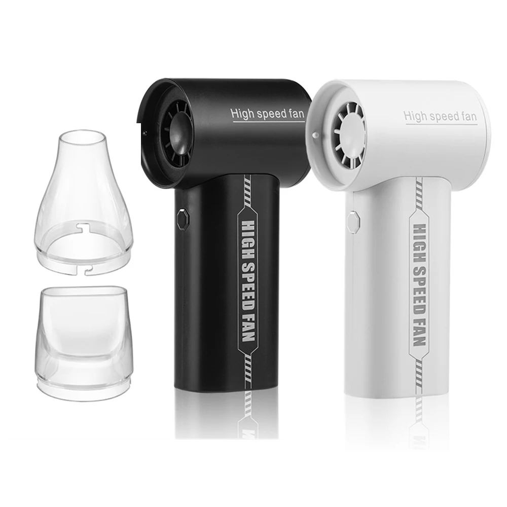 Mini Turbo Jet Fan Electric Air Duster with 5 Gear Adjustable 150000RPM Wind Speed 52m/s Car Computer Cleaning Blower Tool