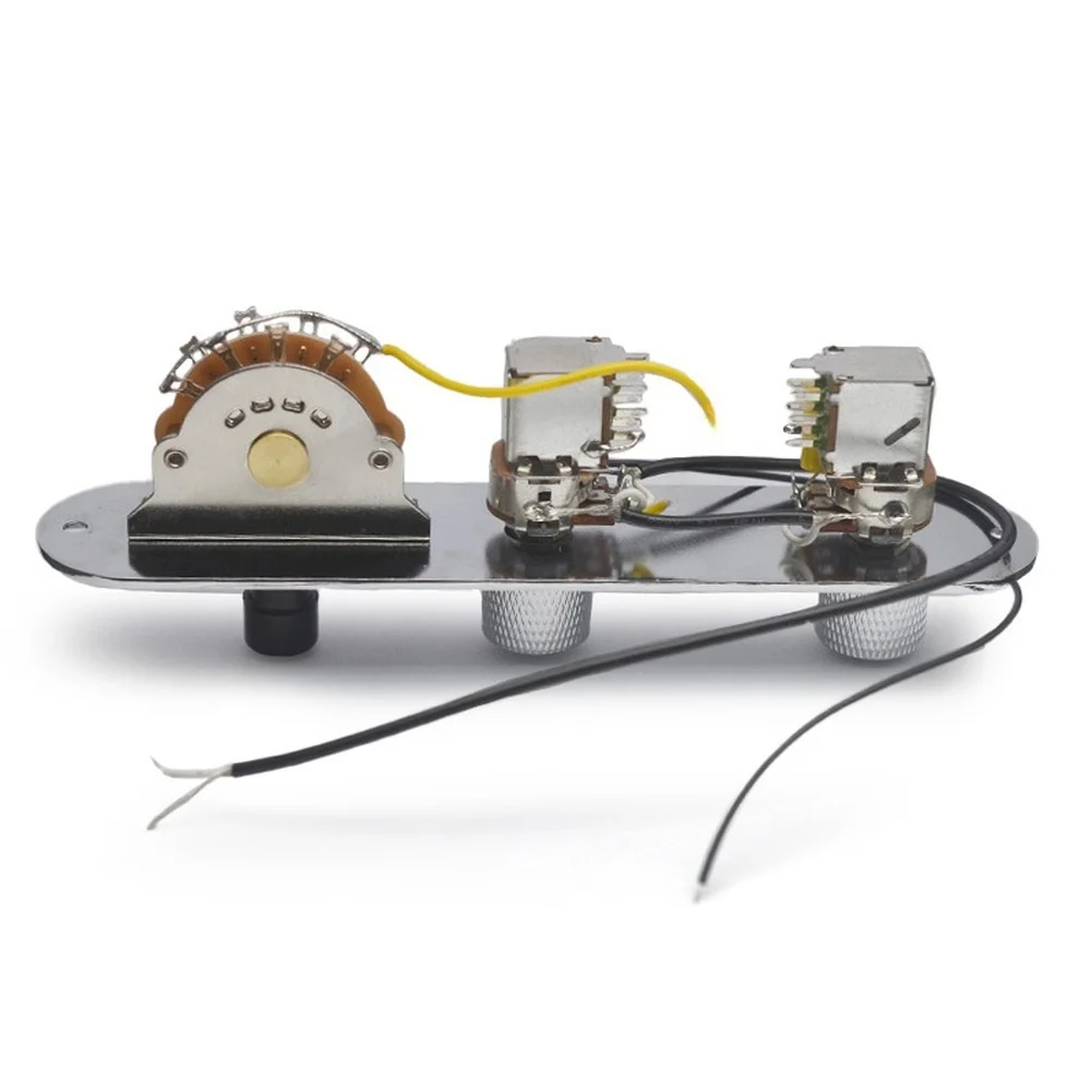 For Live Performance Guitar Control Plate Dual Coil Guitar Control Guitar Control Pre-wired Design Smooth Volume Adjustment