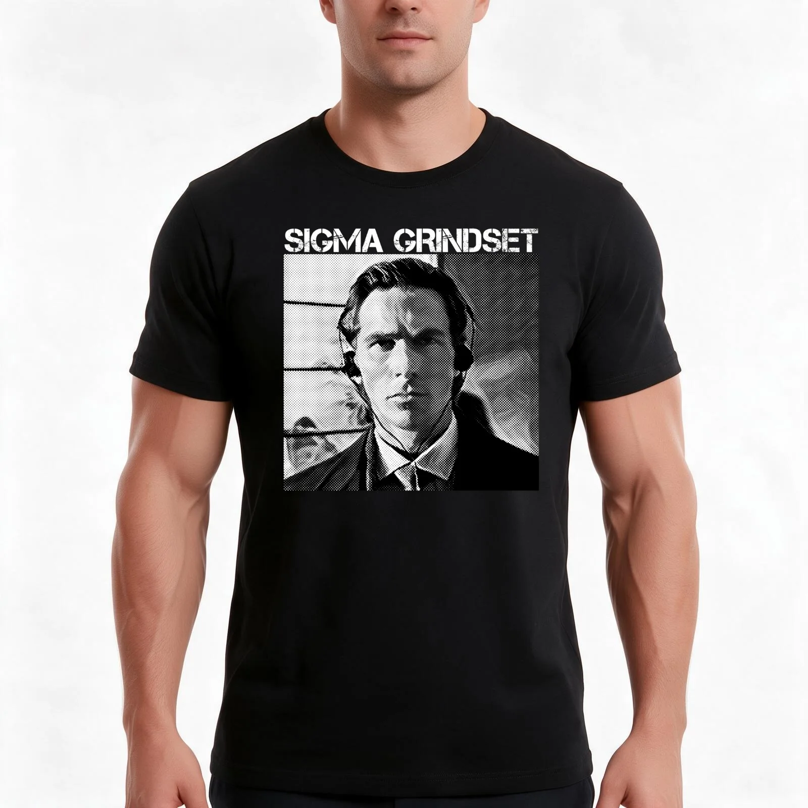 Sigma Grindset T-Shirt, Summer Casual Cotton Tee, Oversized Streetwear Tops, Vintage Graphic Print, Loose Fit Short Sleeve