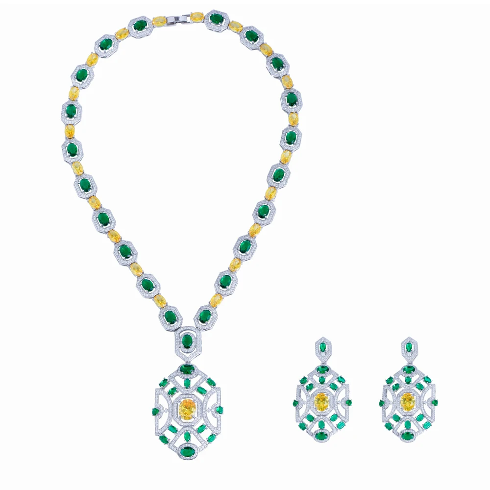 

Набор длинных квадратных серег-подвесок Pera с цирконием, желто-зеленые, индийские украшения для невесты, свадьбы, вечеринки, вечернего выхода J452