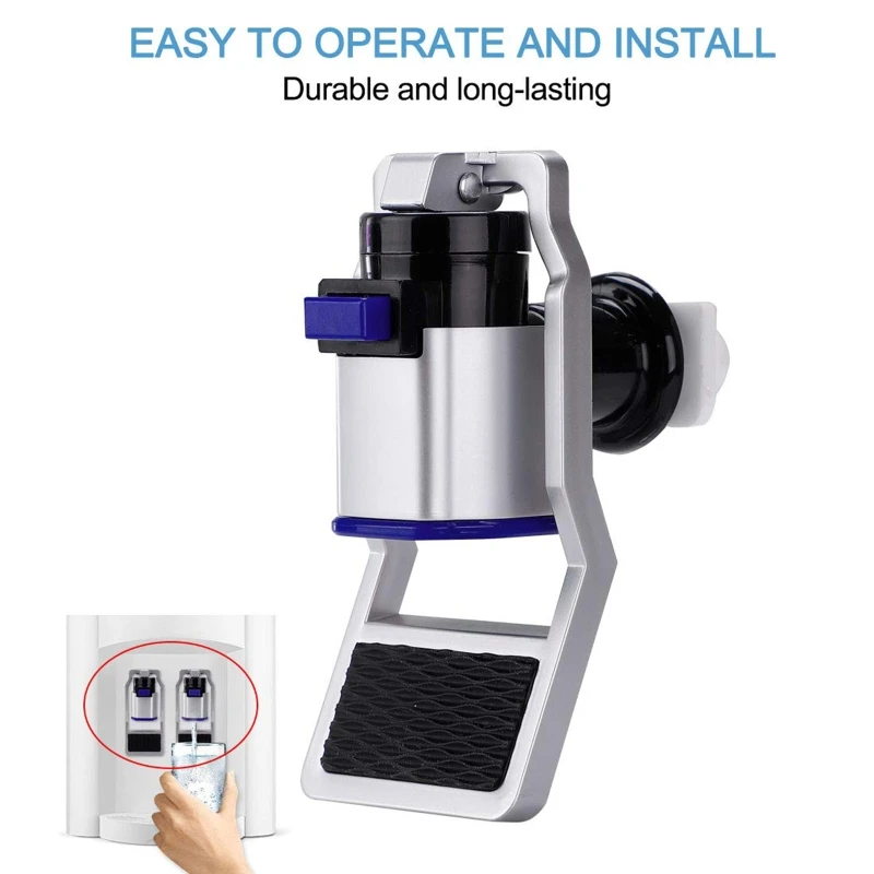 Push tipo dispensador de água de plástico torneira substituição casa essencial beber fontes peças bibcocks acessórios