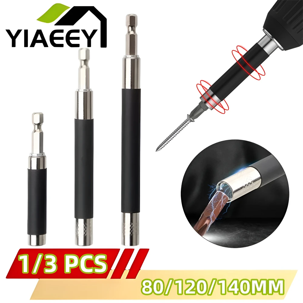 Magnetic Screwdriver Bit Holder Telescopic Hex Adapter Quick Release Drill Extension Rod Batch Bar Chuck Nut Screw Strecthable