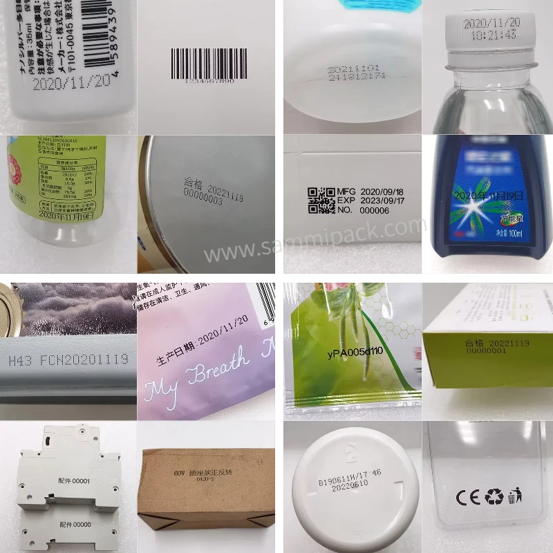 12.7/25.4mm Desktop Thermal Inkjet Printer QR Bottle Cap Barcode Batch Number Image Date Number Logo Expiry Date Coding Machine