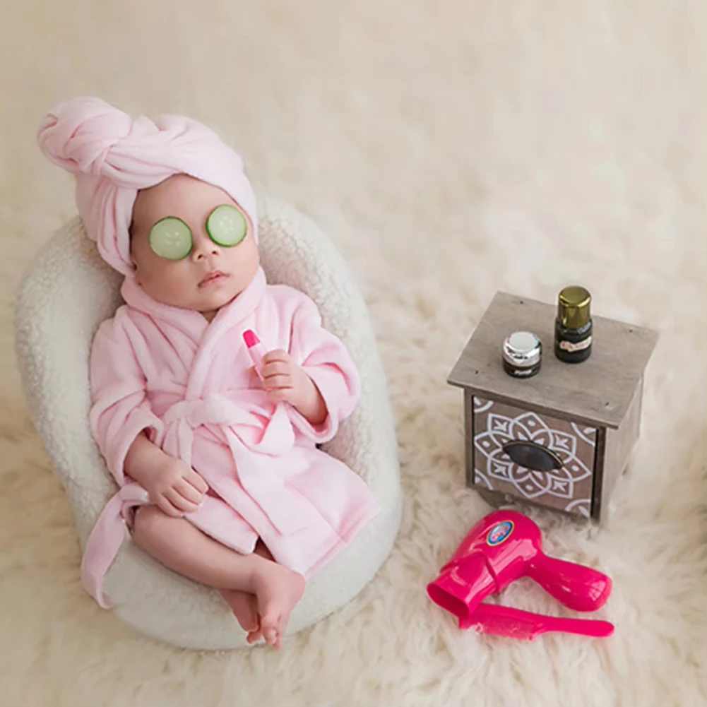 Baby Girl Photography Accessories Bathrobe Wrap Newborn Photography Props Baby Clothing Newborn Baby Boy Photography Props