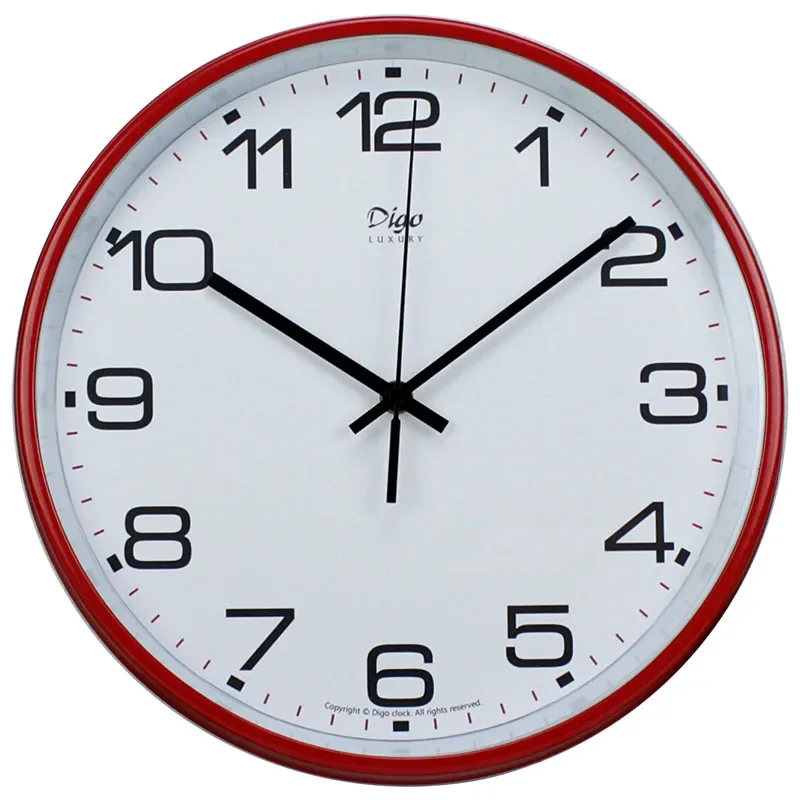 Living Room Clock Home Modern Wall Clock Simple  Bedroom Silent Fashion Wall-mounted Quartz  Creative Big Numbers