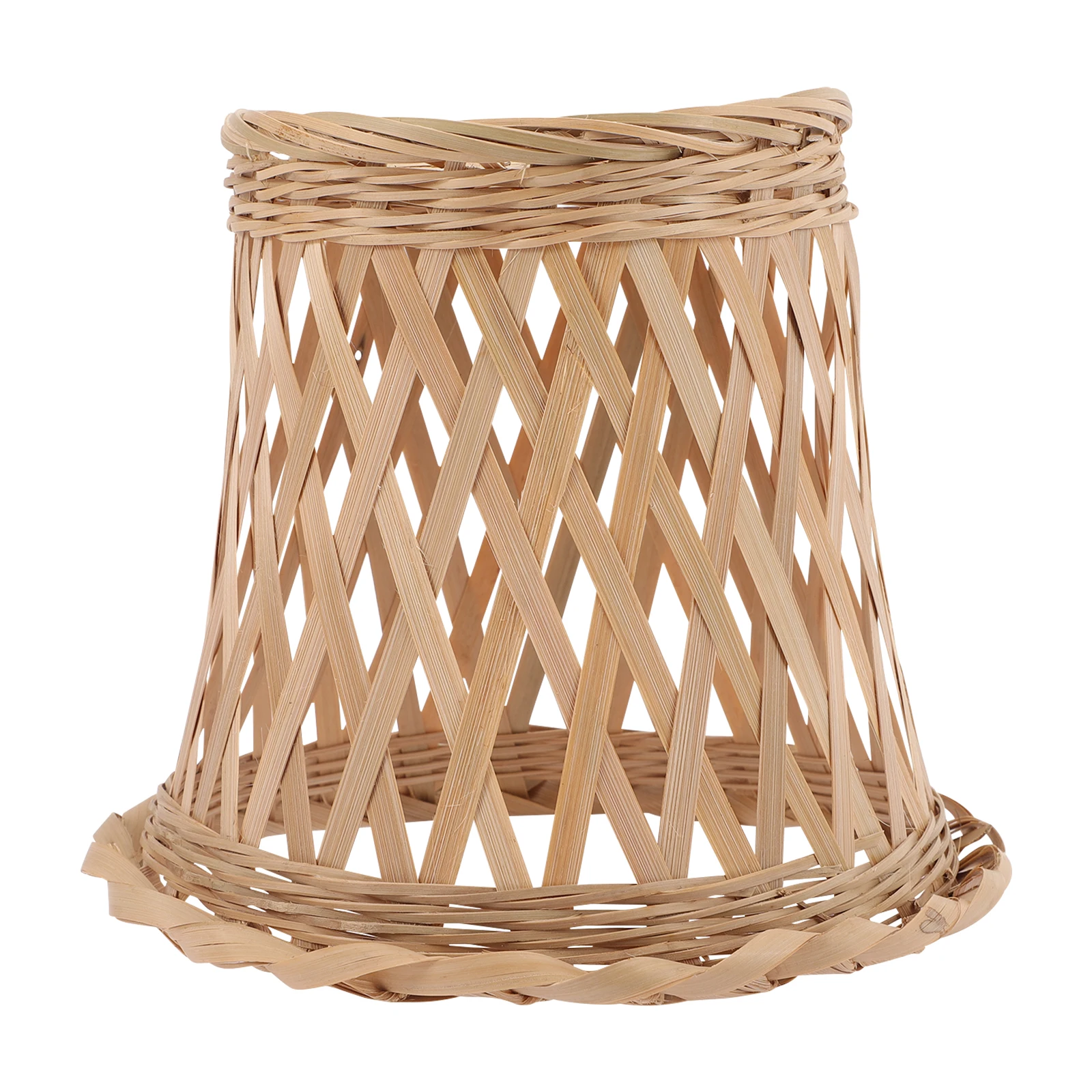 

3Pcs Hanging Bamboo Lantern Lampshade Chandelier Cover for Cozy Living Room and Kitchen