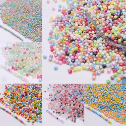 4mm 200pcs/bag Bicone Crystal Glass Beads Loose Spacer Beads Austria Faceted Crystal Beads For Jewelry Making DIY