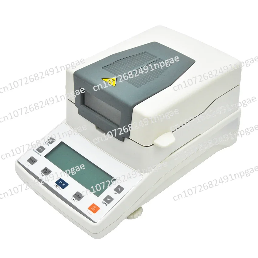 

110g 0.01g Lab Moisture Analyzer Tester Digital Laboratory 100% Moisture Balance Halogen Moisture Analyzer Meter for Grain Food