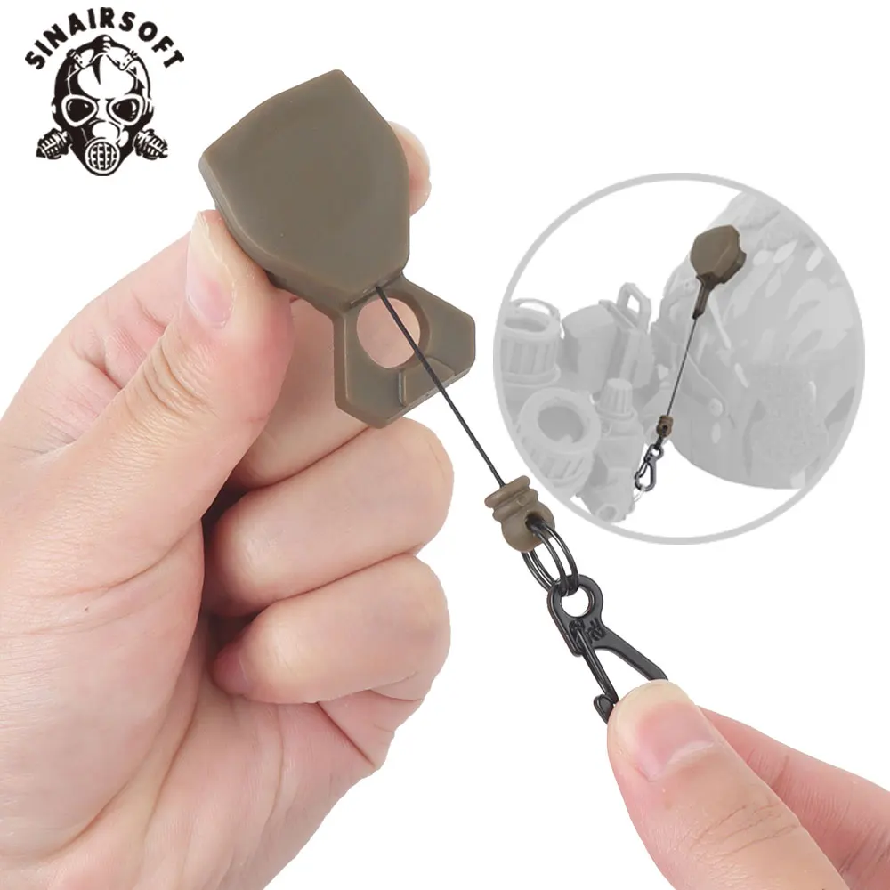 

SINAIRSOFT Tactical Helmet L4G69/VAS NVG Mount Lanyard Anti-lost Rope for Fixed Night Vision Model Helmet Accessories