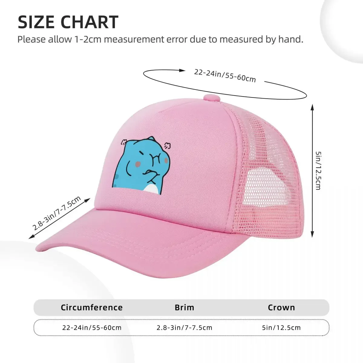 Comic Cat Bugcat Capoo Bug Cat Mesh Baseball Caps Snapback Fashion Baseball Hats Casual Casquette Outdoor For Men's And Women's