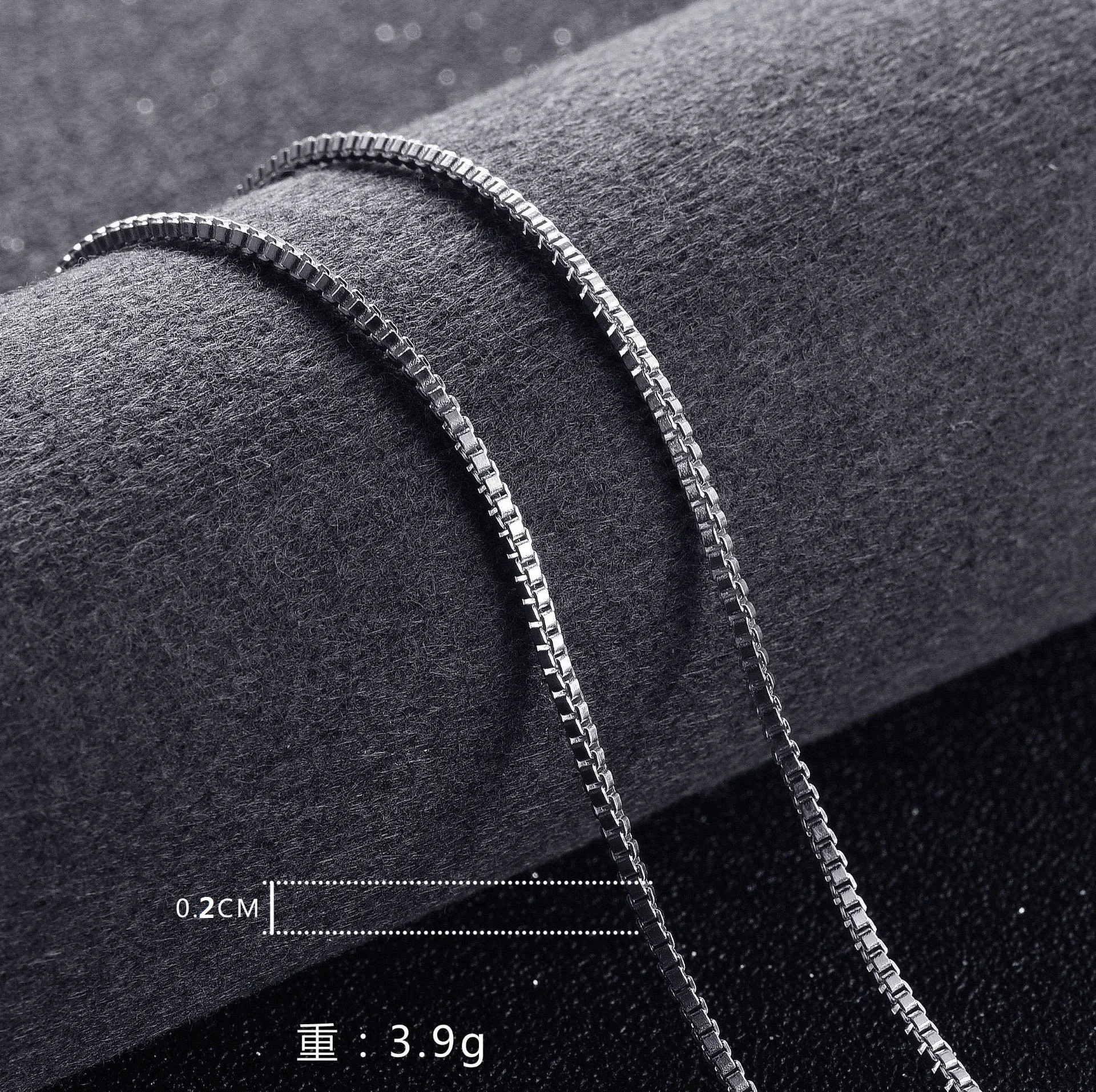 

New arrive Hot charms 10PCS 925 Sterling Silver fine 2MM Box chain Necklace For Women man Fashion party wedding Jewelry Gifts