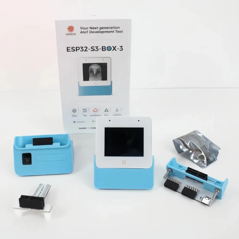 ESP32-S3-BOX-3 AIoT Edge AI IIoT Dev Kit w/ ESP32-S3 SoC, Compact Case, ESP-BOX, ESP-SR, ESP-Rainmaker, ESP-Matter Support for I