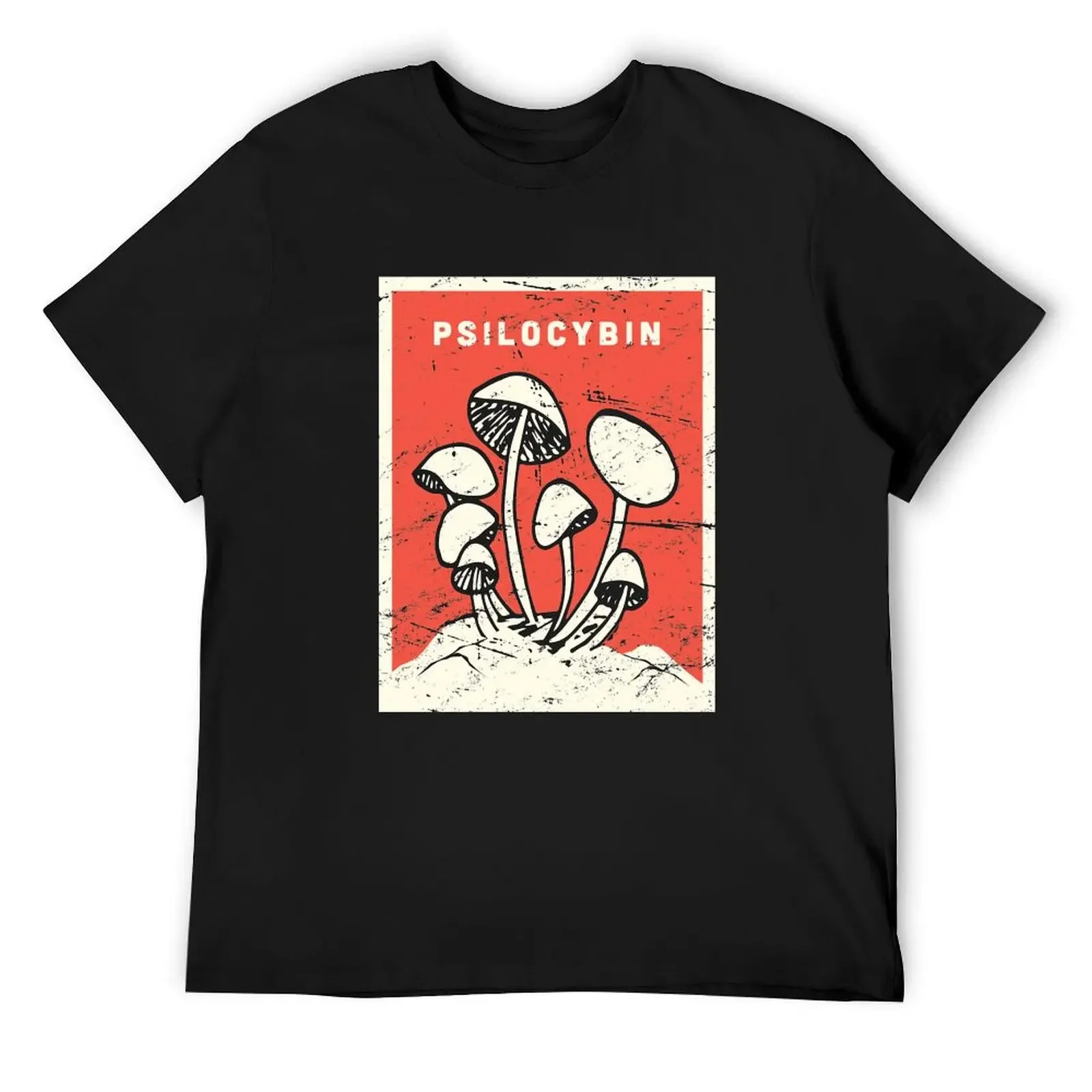 Psilocybin Shrooms - Magic Mushrooms T-Shirt new edition graphic tee shirt street wear summer tops mens designer t shirt