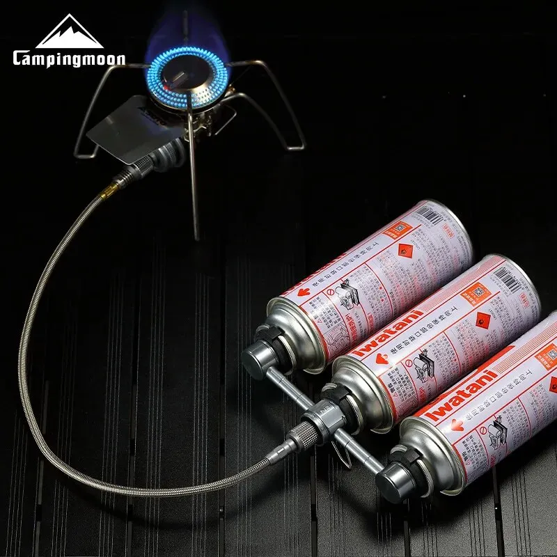 CAMPINGMOON Outdoor Camping 1PCS Alloy Three To One Adapter Z30 Gas Tank Stove Adapter Three Gas Tank Adapter