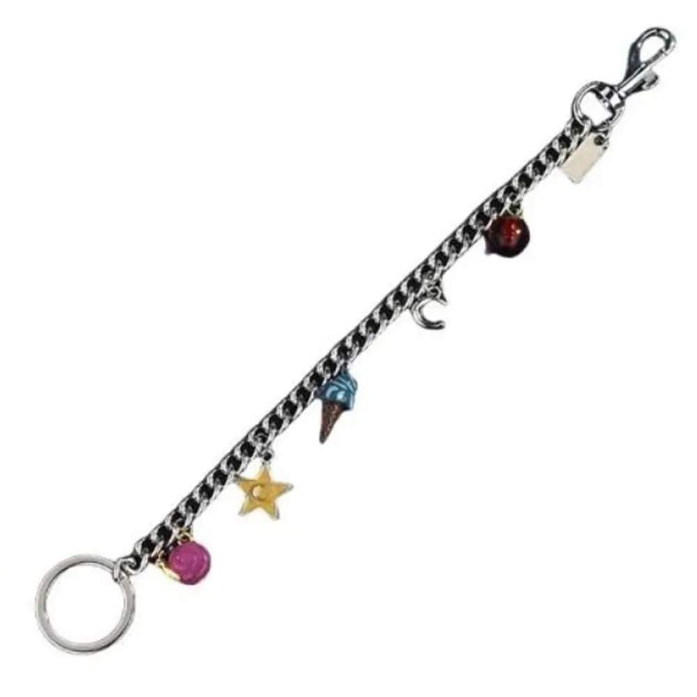 

Ins Style Crossbody Messenger Bag Chain Hanging Summer Versatile Bag Pendant Flower Shape DIY Bag Accessories Keychain