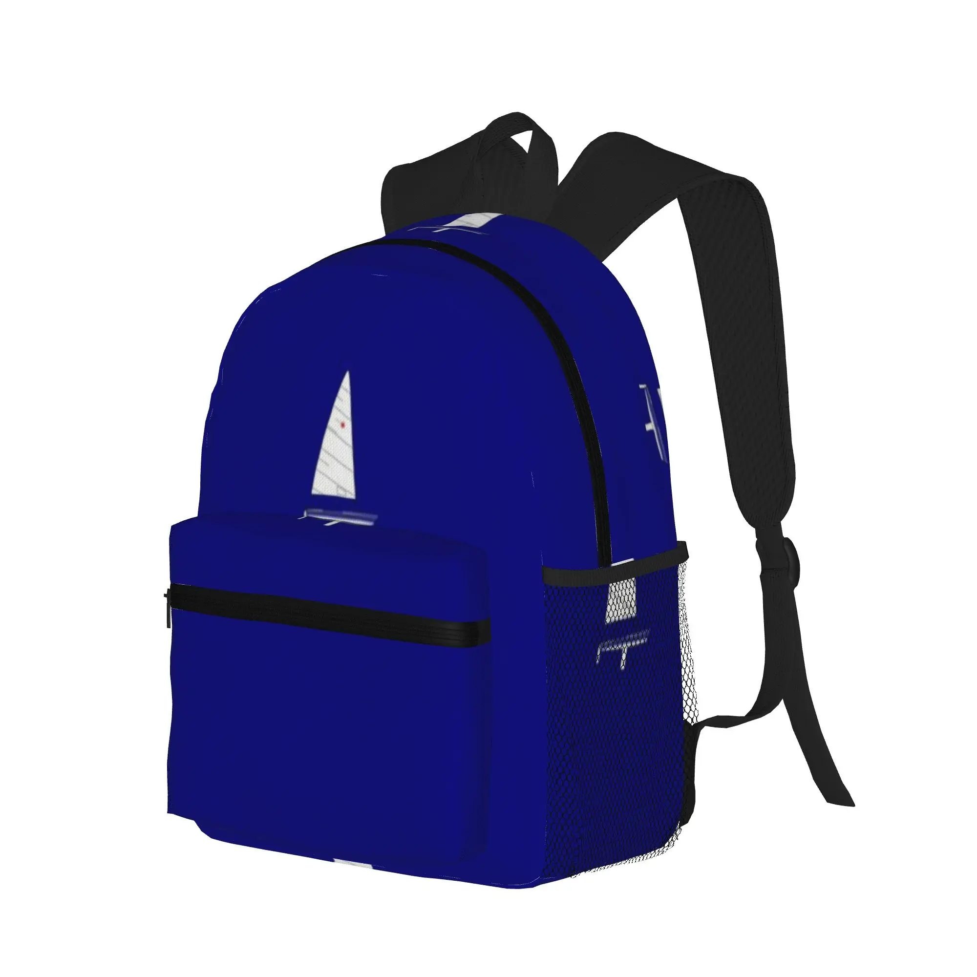 Laser Sailboat  Casual Backpack for Students and Adults Bags