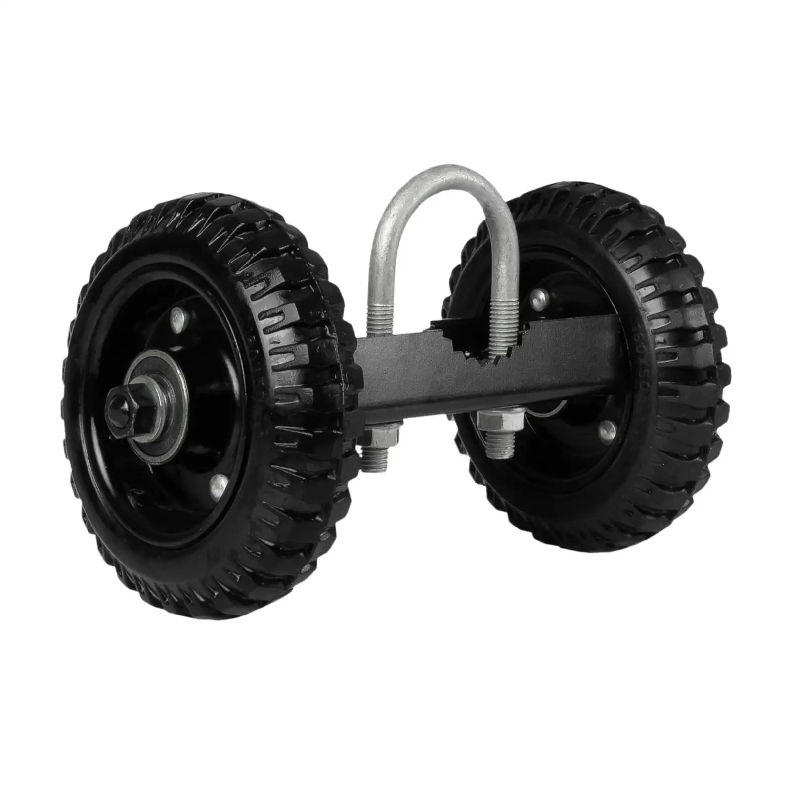 8 Inch Rolling Gate Wheel Carrier, Chain Link Fence Gate Wheel, Sturdy Solid