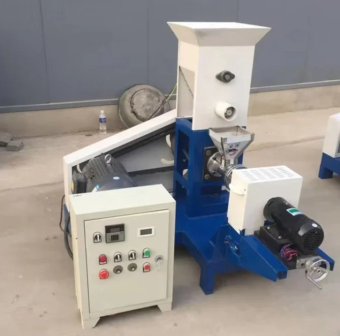 Pet Food Puffing Machine Production Line Dog Food Puffing Pellet Machine Cat Food Screw Puffing Machine Equipment