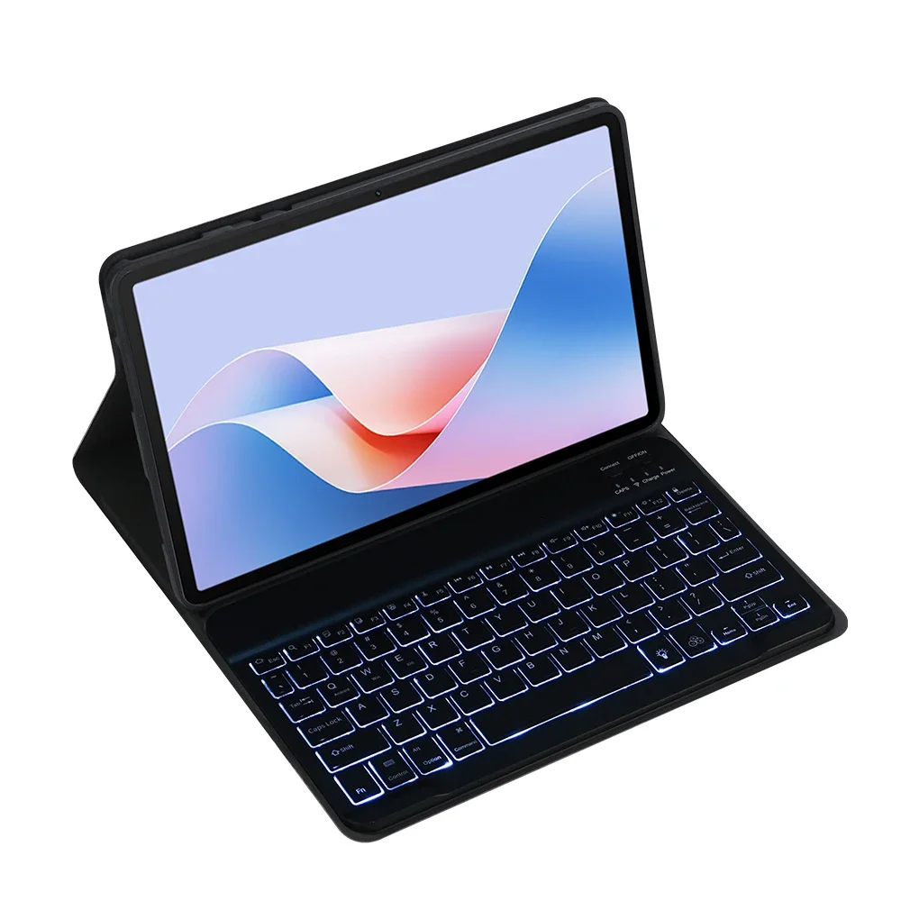 Keyboard Case For Lenovo Tab M10 3rd Gen TB328FU/XU 10.1inch PU Leather Stand Protective Wireless Backlight Keyboard Cover Funda image 4