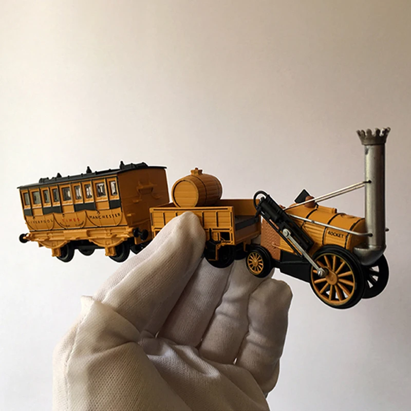 AMER 1:76 Scale Resin Steam Train Tram Diesel Cars Model Adult Toy Classics Souvenir Collection Ornaments Gifts Static Display