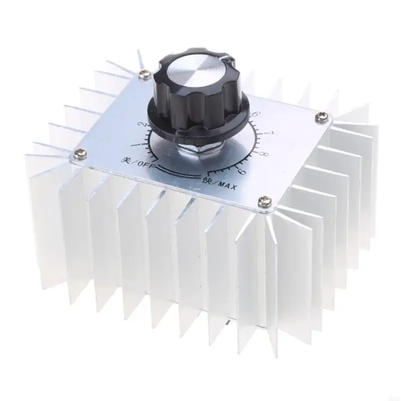 التحكم في سرعة مروحة خفيفة الوزن التحكم في سرعة المعادن منظم الطاقة 220V 5000W التثبيت البسيط لـ DIY HX6C