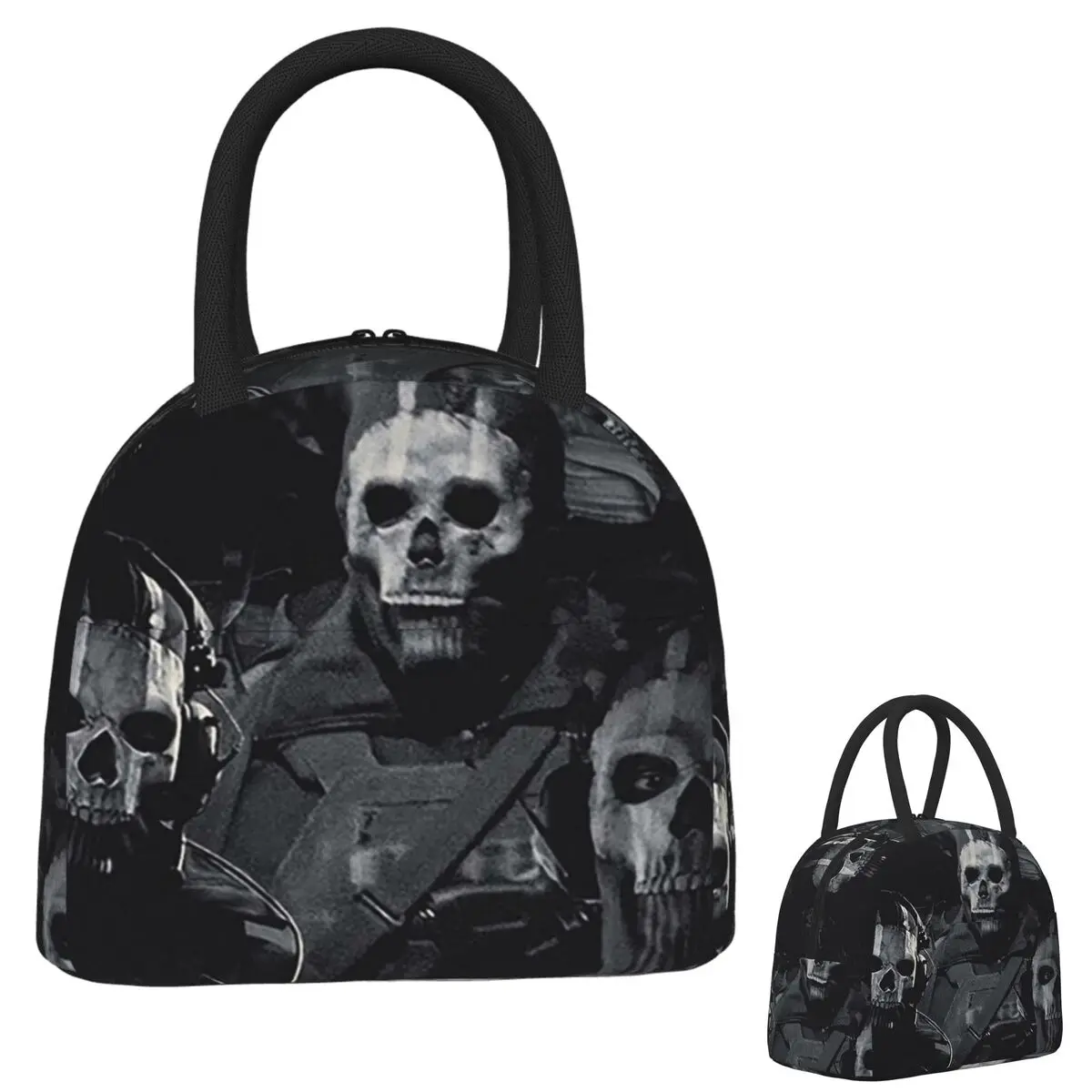 

Изолированная сумка для обеда Simon Ghost Riley для женщин и детей, герметичные коробки для еды, термосумка для ланча