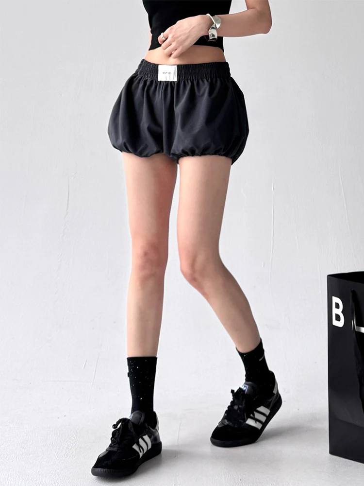 ハイウエスト ランタンパンツ レディース ストリート スリムフィット カジュアル アメリカン ファッション 花柄 コットンブレンド オーツ