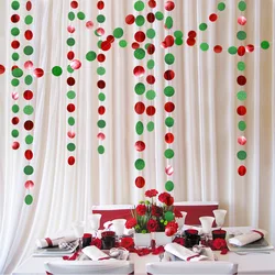 4M Star Xmas Boom Papier Guirlande Vrolijk Kerstfeest Decoraties Voor Thuis Nieuwjaar 2023 Noel Kerstboom Ornamenten Navidad decor