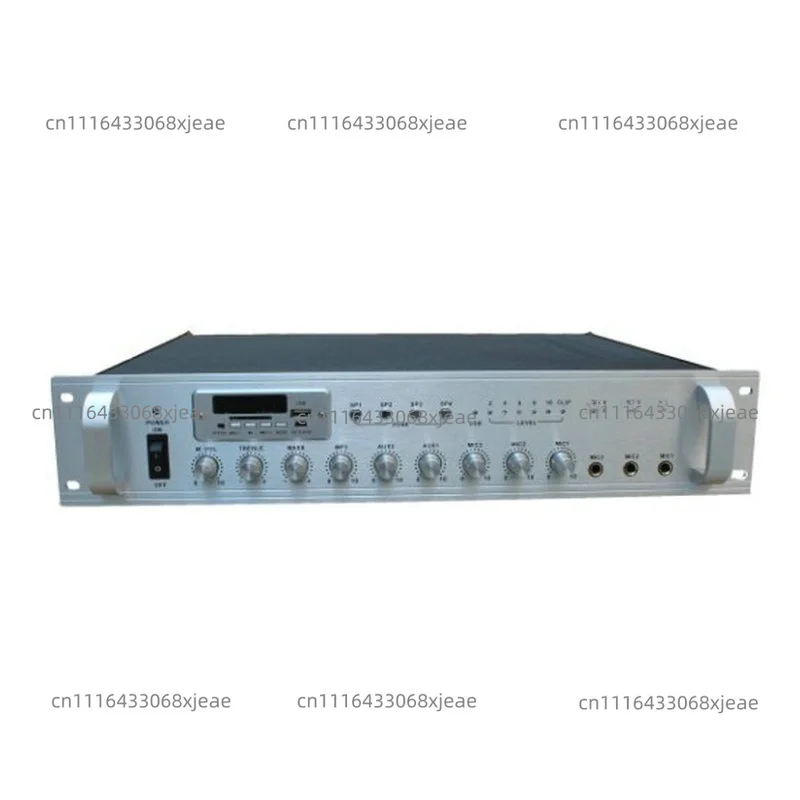 Public address system with U disk/SD card, FM radio 4-partition combined constant voltage power amplifier 100W-650W