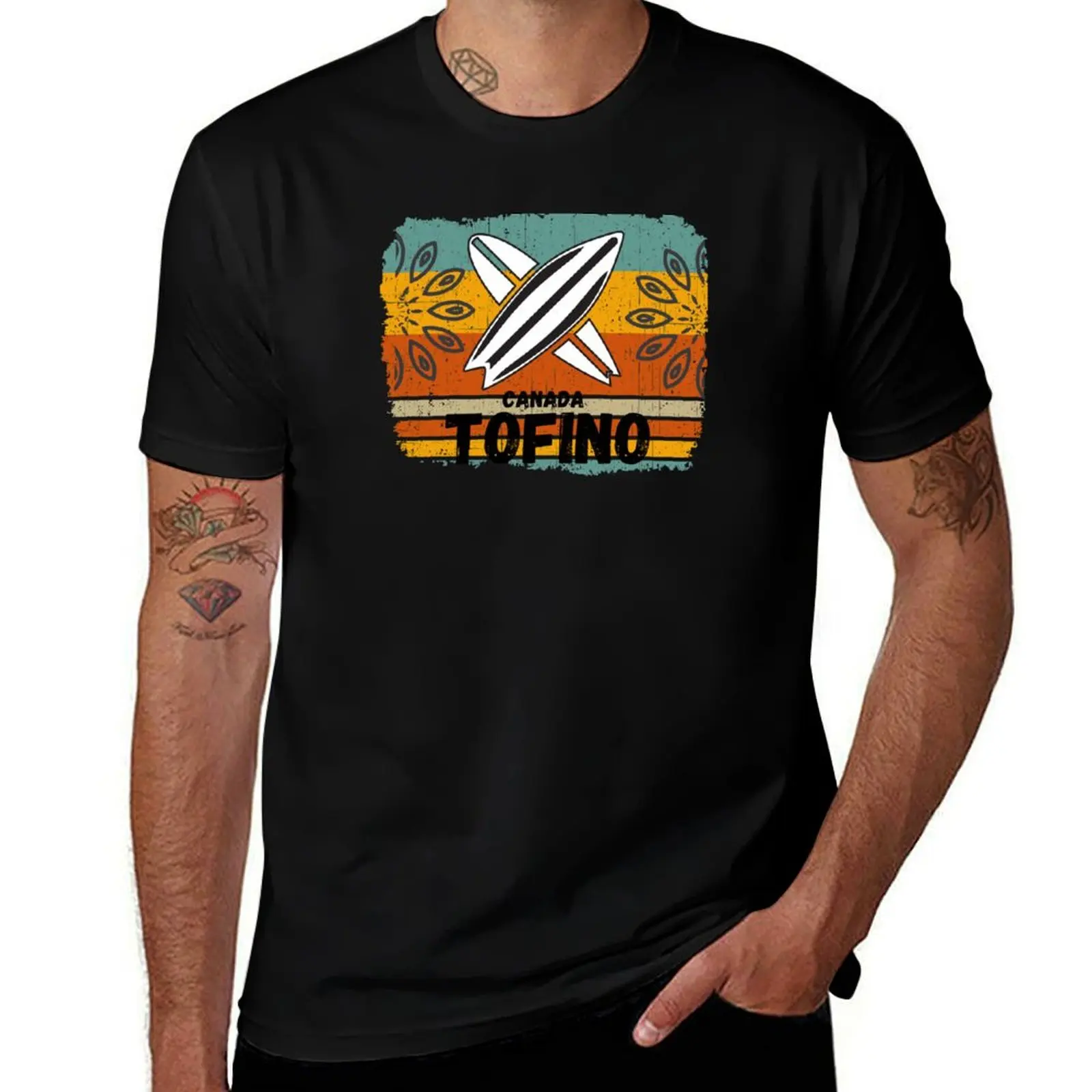 

tofino surf beach canada T-Shirt Summer Holiday Casual Tee