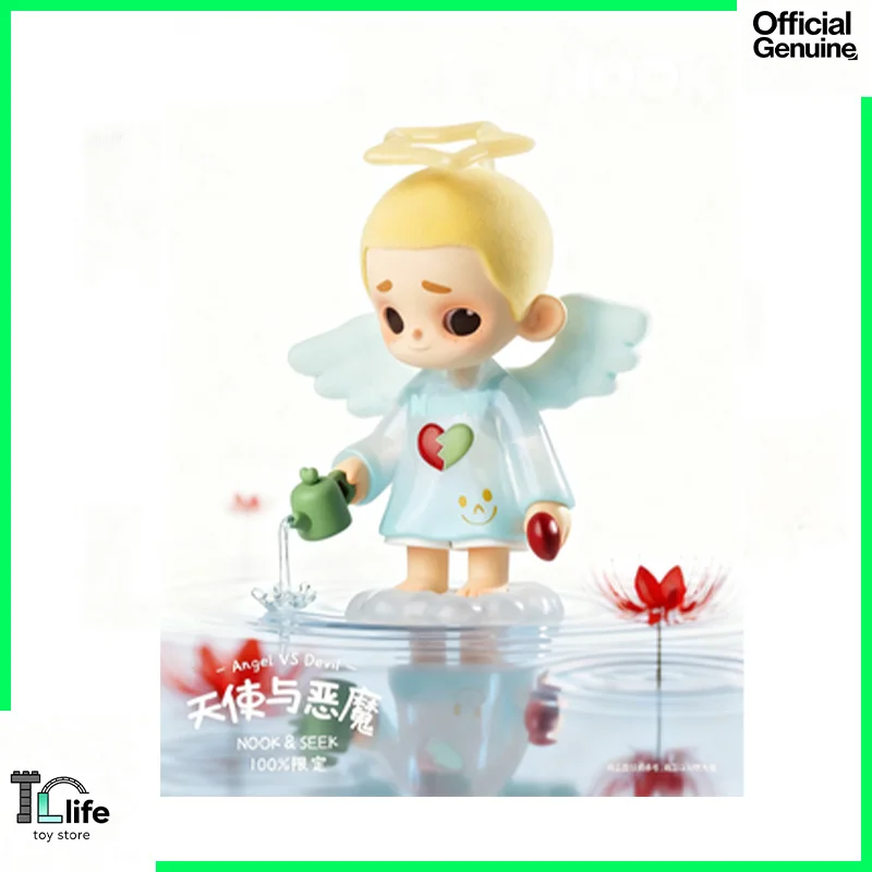 

Новая серия NOOK and SEEK Angel Vs Devil Limited, 100% модель, фигурки, украшение кукольной комнаты, игрушки, подарок на Рождество, Хэллоуин, игрушка