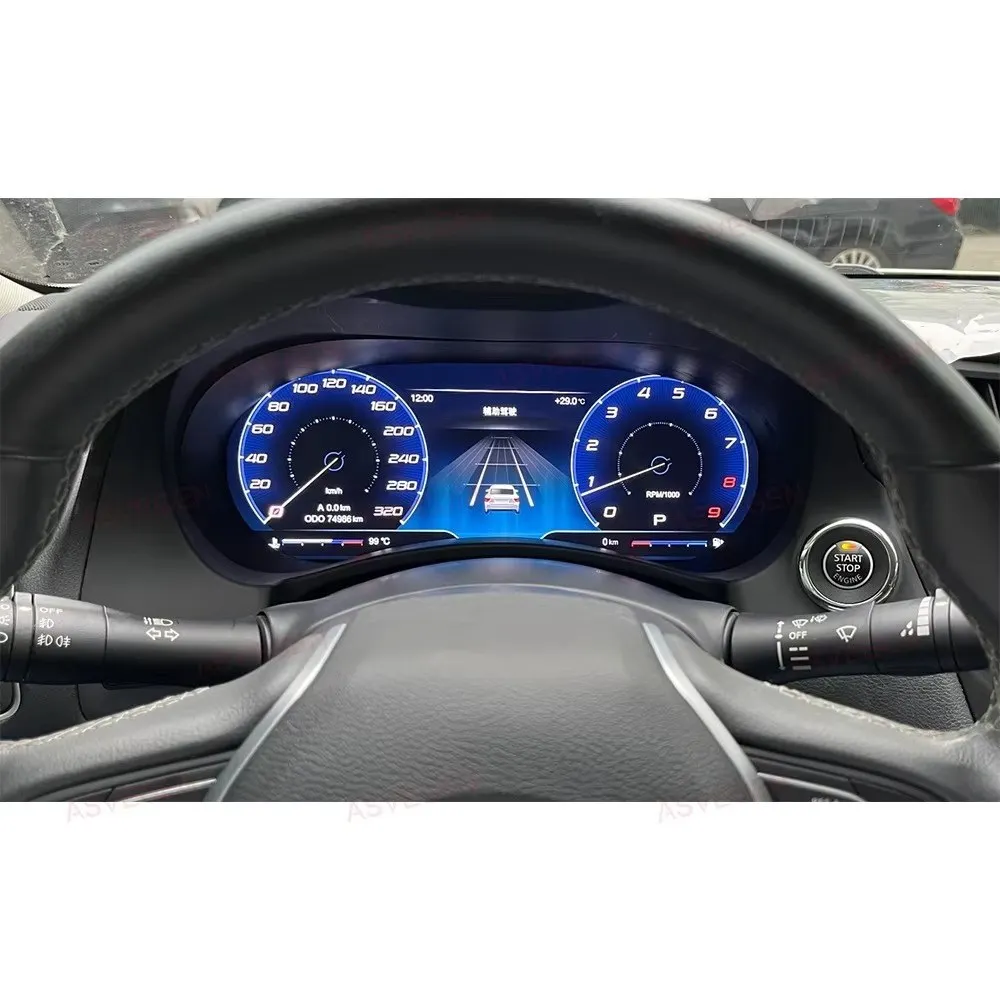 12.3 Inch Digital Instrument Cluster Car Dashboard Display Dedicated LCD Instrument Cluster for Infiniti Q50/Q50L/Q60 2013-2024