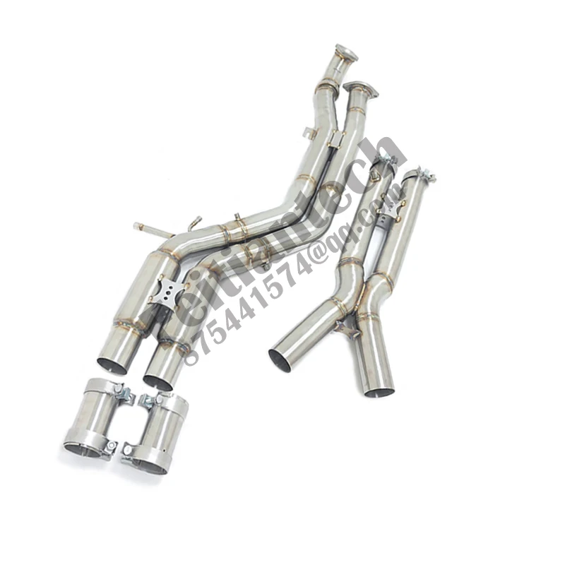 Factory Price Exhaust Mid Pipes For G80 G82 M3 M4 S58 3.0T Dual Piping Resonated Ss304 Midpipe