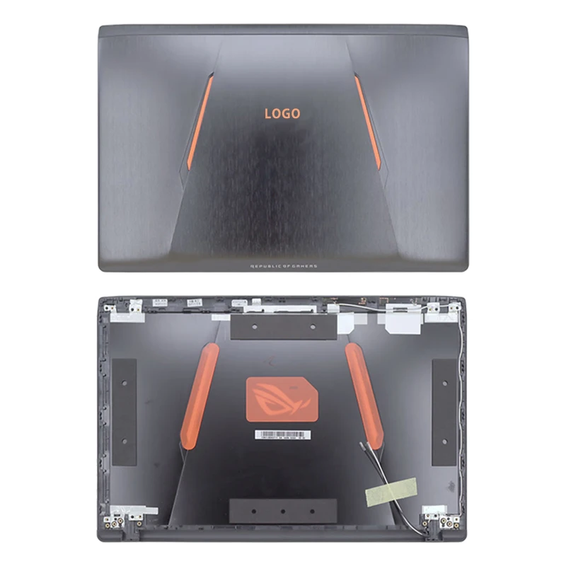 New For Asus GL553V FX553 ZX553 FZ53 FX53 KX53;Replacemen Laptop Accessories Lcd Back Cover/Front Bezel/Bottom/Hinges With LOGO