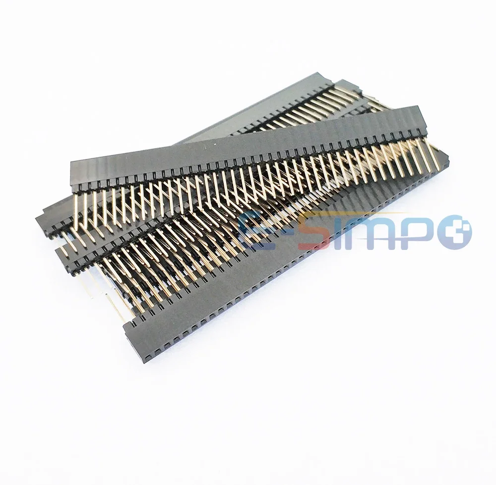 5 stks 2.54mm PC104 1X40 P Enkele Stapelbare Rohs 1U Goud PC12.2mm PH11 6 T PCB Industriële Vrouwelijke Pin Header Connector Socket Strip
