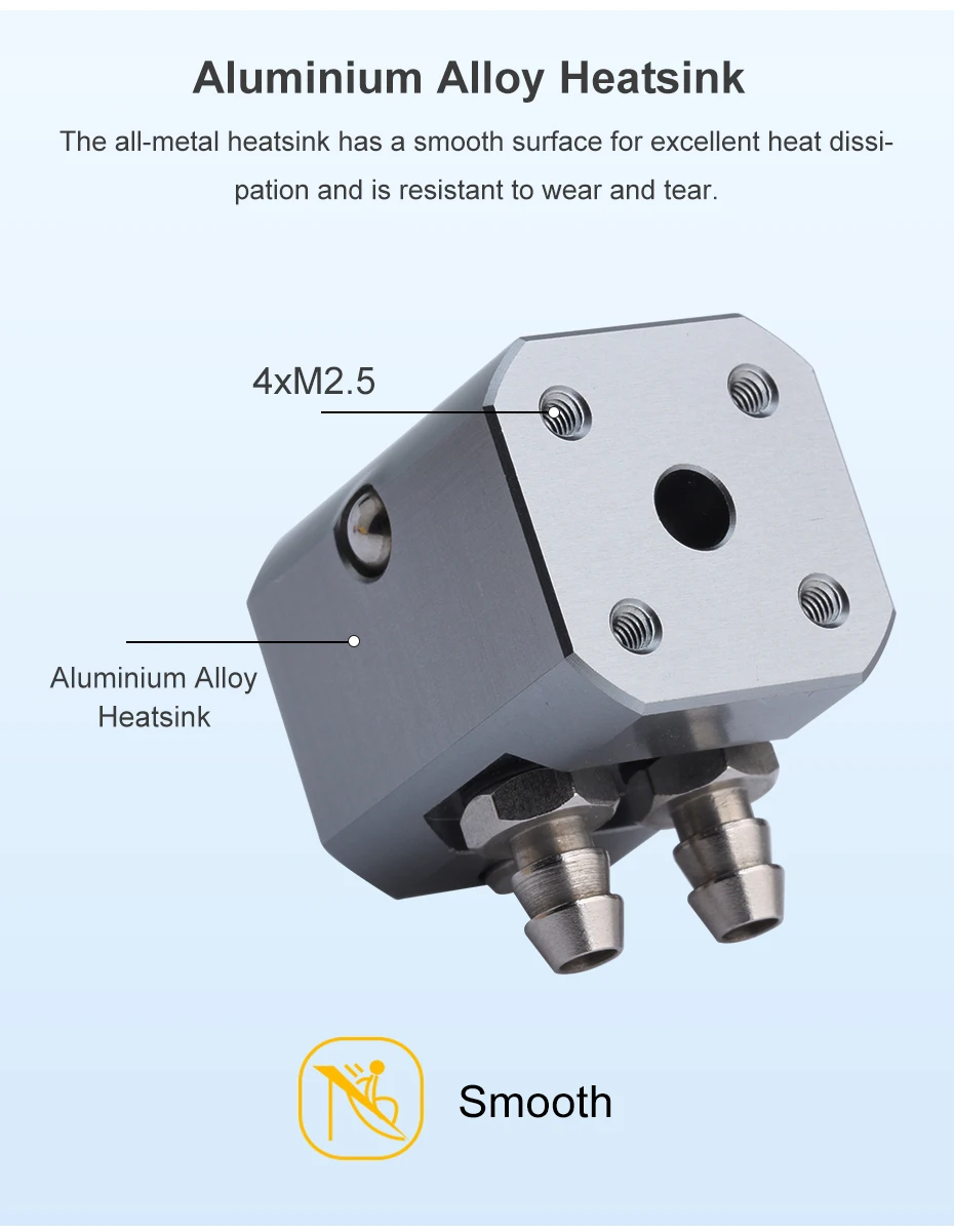 R Trianglelab TD6S-LC TD6S Flüssigkeitsgekühltes Hotend für CHC TD6 V6 HOTEND DDB DDE Direktantriebsextruder oder Bowden Voron 3D-Drucker – Detail 3
