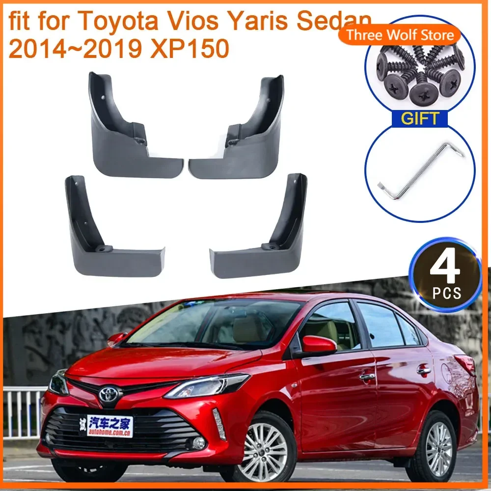 

Для Toyota Vios Yaris Sedan XP150 2014 2015 2016 2017 2018 2019 брызговики брызговики аксессуары для крыльев Стайлинг автомобиля 3 III