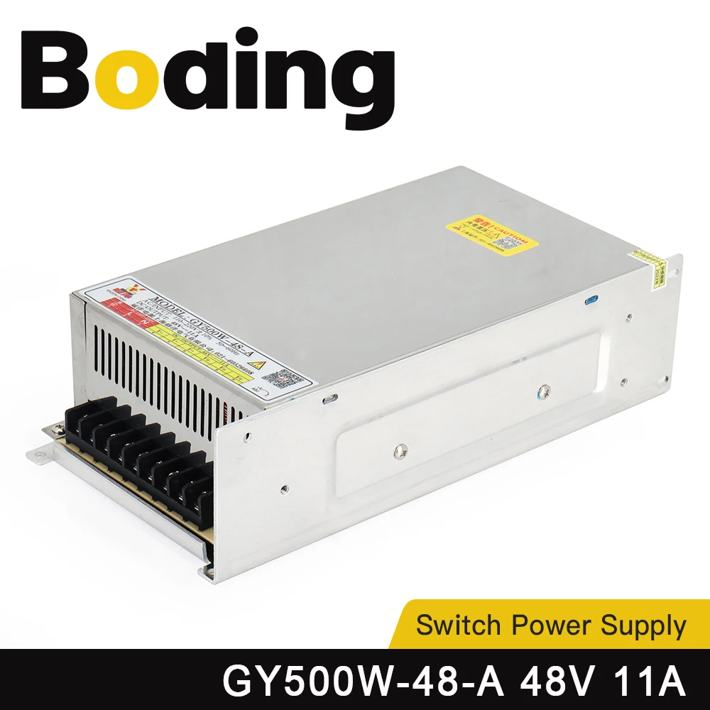 

BODING 500W Switching Power Supply 48V 11A GY500W-48-A for CNC Router Engraving Machine